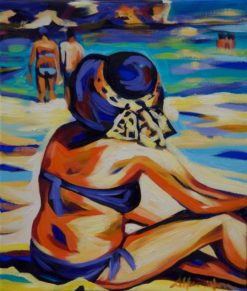 Shannon Hamilton Beach Study, The Basin Rottnest Fine Art Shannon Hamilton Beach Study, The Basin Rottnest Fine Art