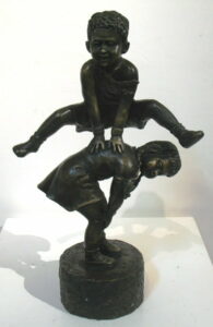 Db Bronze Leap Frog Boy Over Girl From Blog
