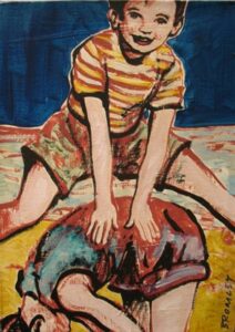 Db66 Leapfrog Boy Over Girl 26x36cm From Blog