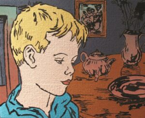 Db87 Cup Of Tea Boy Embroidery 40x33cm From Blog