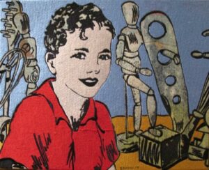 Db91 Young Sculptor Embroidery 40x34cm From Blog