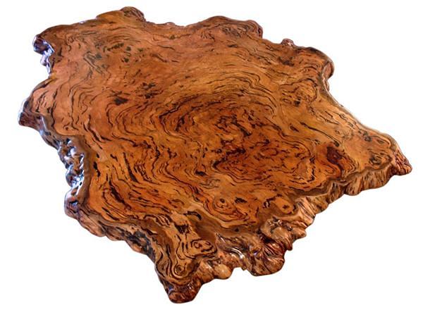 Table Dining Isle Marri Burl 5b New New