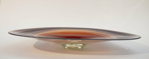 Eileen Gordon Centrifugal Platter Red Purple