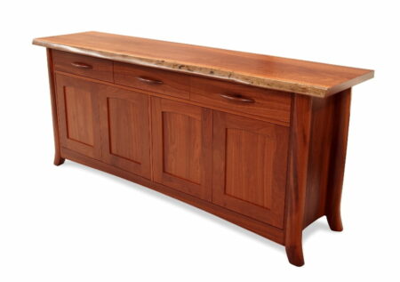 Contempo Sideboard 4 Door Nat Edge Top Moore