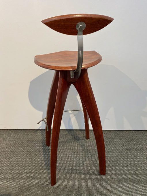 Crab Bar Stool With Backrest - Image 4