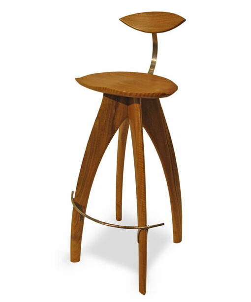 Crab Marri Stool With Backrest