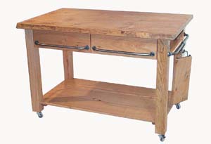 KITCHEN WORK BENCH blackbutt for web