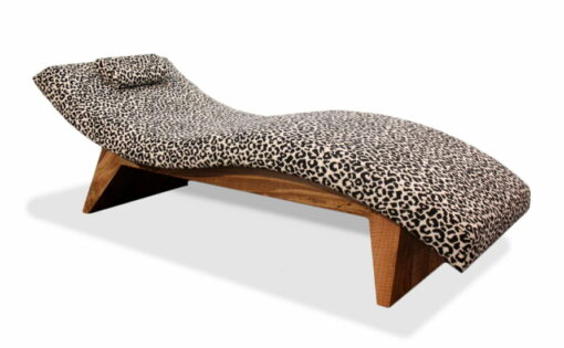 Kimberley Chaise With Leopard Fabric
