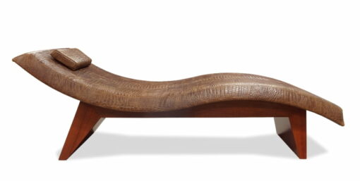 Kimberley Croc Chaise Side