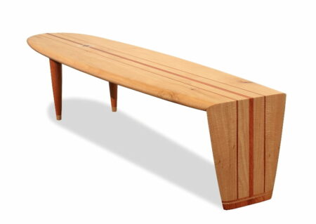 Malibu Coffee Table Blackbutt End View