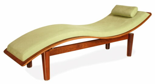 Silhouette Chaise Lime Green Angle