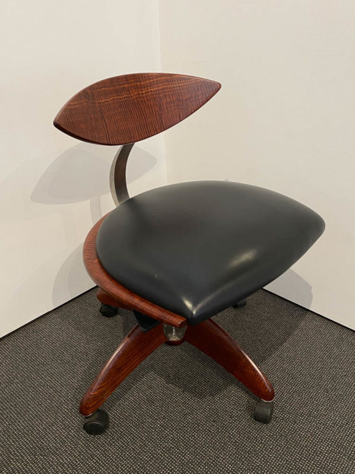 Spock Designer Timber Office Chair - Image 5