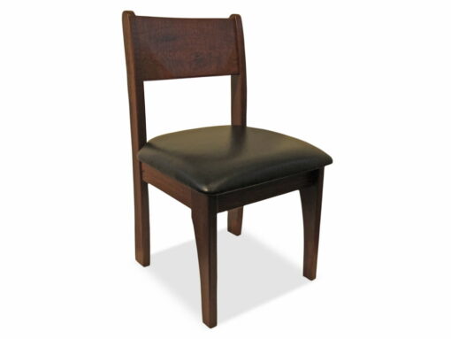 Stockman Dining Chair Jarrah Timber Rounded Edges