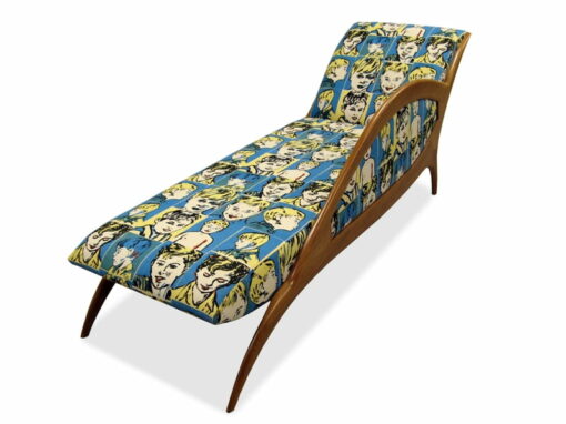 Sues Chaise Lounge Covered In Bromley Fabric 1