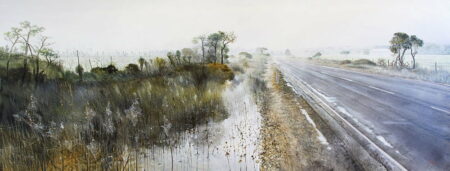 Larry Mitchell Early Morning Road In 305x122cm