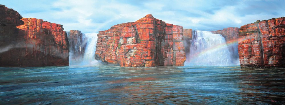 Larry Mitchell King George Falls 240cm X 92cm