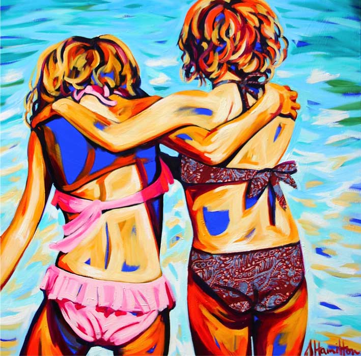 Shannon Hamilton Sisterly Thing 102x102cm 3800