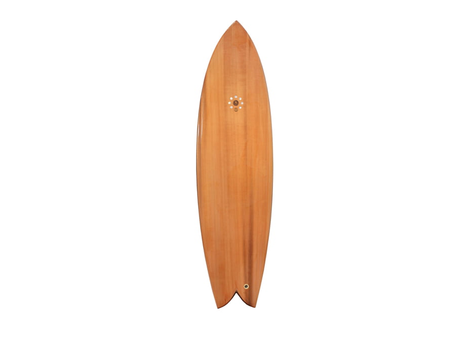 62 Fish Wooden Surfboard Front 62 Fish Wooden Surfboard Front
