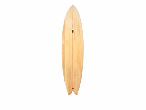 72 Fish Hybrid Wooden Surfboard