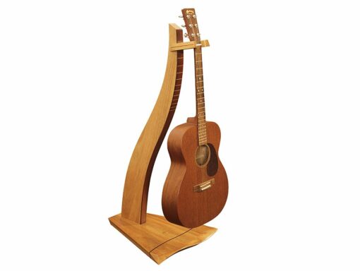 Designer Guitar Stand Marri Timber With Guitar