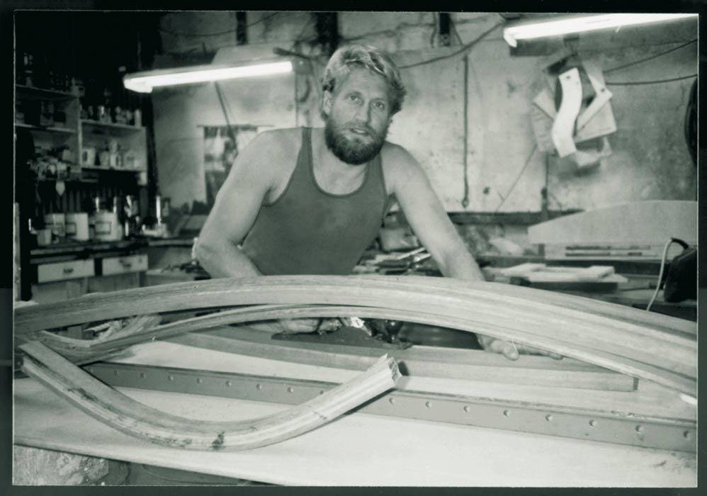 Gary Working On Web Chair Osorne Park 1988