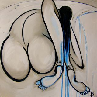 Jos Myers Bum 4 137x137cm