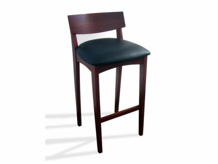 Murchison Bar Stool Jarrah Timber Square Backrest