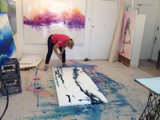 Di Taylor Artist Studio Painting Rottnest