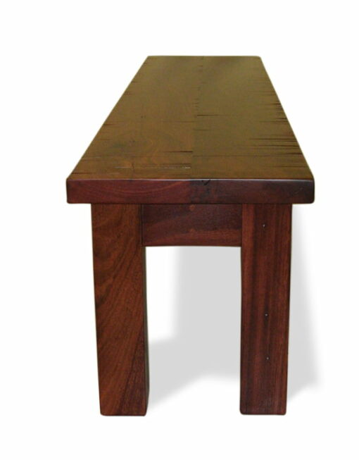 Homesteader Jarrah Bench Seat Side