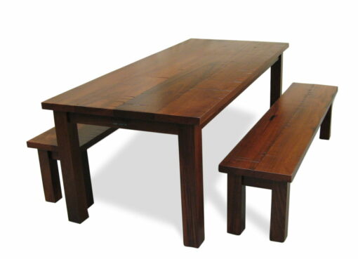 Homesteader Jarrah Bench Seats With Homesteader Dining Table