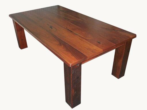 Homesteader Jarrah Dining Table Rustic Finish