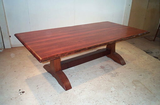 Murchison Dining Table Jarrah Timber No Metal Scrolls