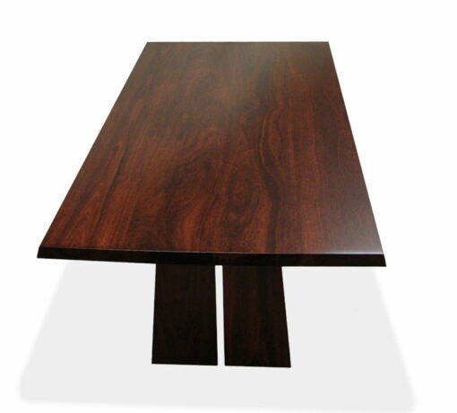 Nara Dining Table Thin Base Jarrah Timber