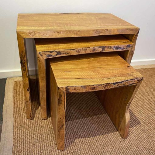 Marri Slab Coffee Table Nest - Image 4