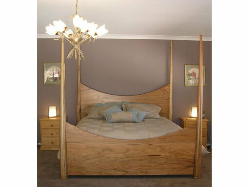 Pencil Post Timber Bed 2 Marri Timber