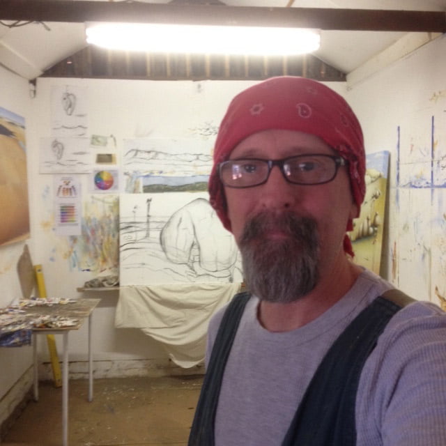 Shane Moad Artist Studio Workspace