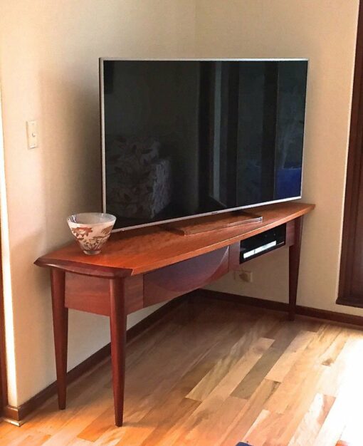 Silhouette Corner Tv Cabinet In Home
