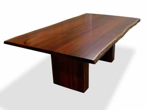 Slab Jarrah Timber Dining Table 2100l X 1150w Natural Edges