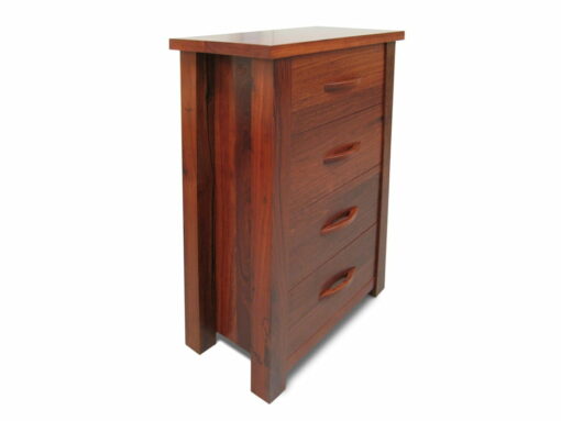 Tallboy Jarrah Timber Chest Of Drawers