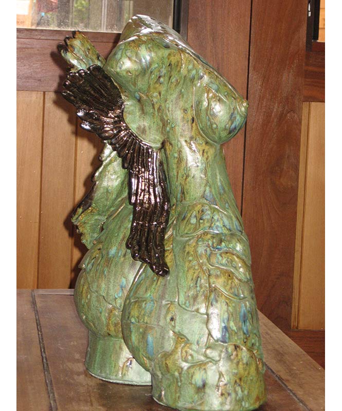 Lauren Rudd Hidden Angel Femal Torso Sculpture Back Lauren Rudd Hidden Angel Femal Torso Sculpture Back