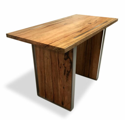 Dry Reef Marri Timber Bar Table 1600lx780wx1050h Side