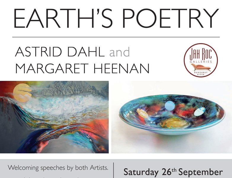 Earths Poetry Exhibition Astrid Dahl And Margaret Heenan