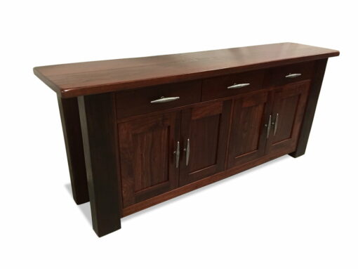 Groucho Jarrah Timber Sideboard 4 Door 2160x500x900h 5 412 Front