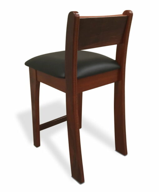 Stockman Jarrah Bar Stool With Backrest Back View