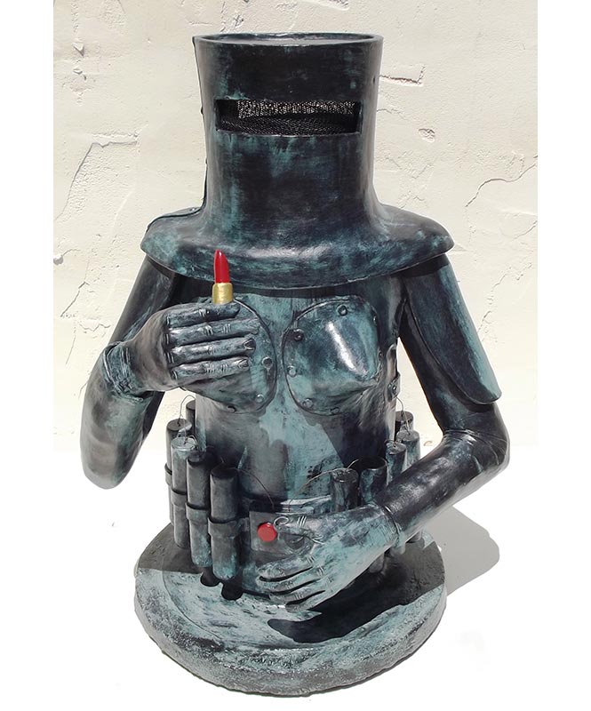 Jo Broadhurst Neds Sister Goes To Syria Sculpture 71cm High