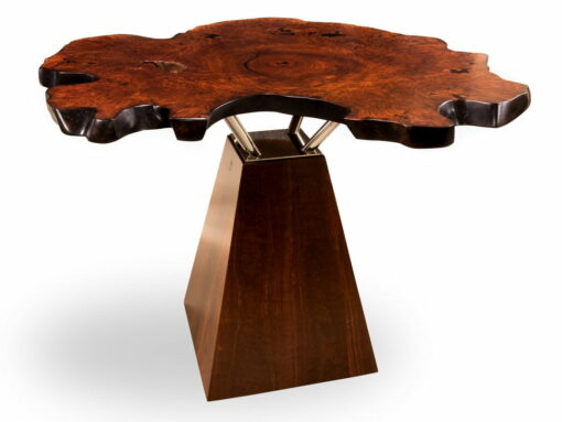 Unique Jarrah Burl Bar Table 1