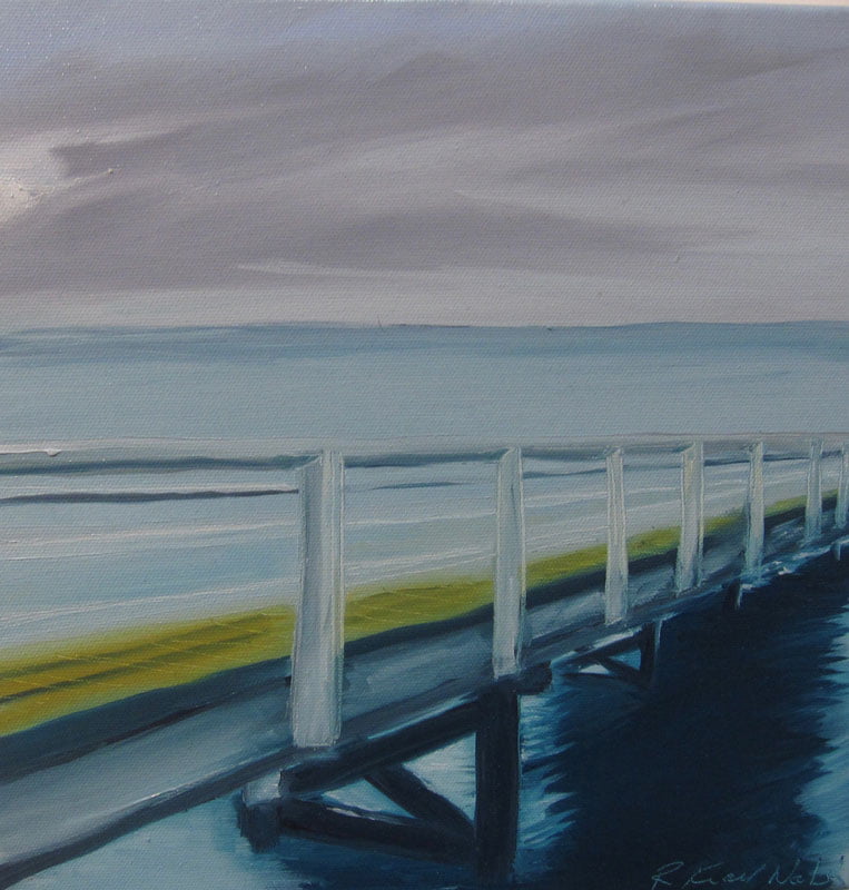 Rowena Keall Walsh Busselton Jetty Eve Painting