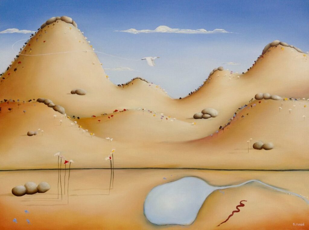 Shane Moad Toodyay Hills Summer 101mx76cm Painting