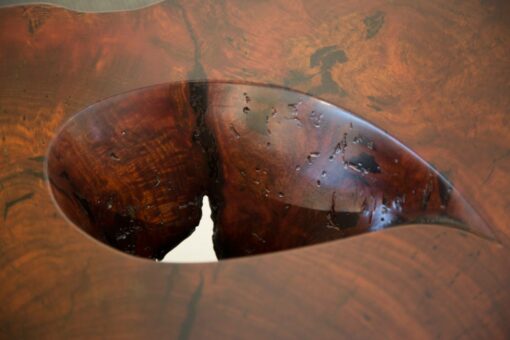 Jarrah Burl Trunk Coffee Table Detail