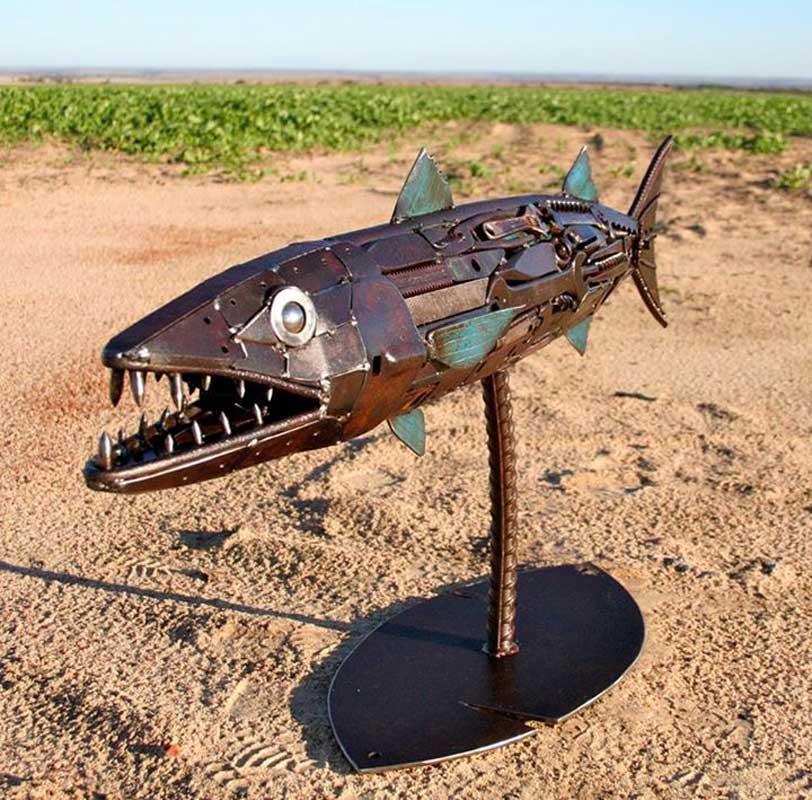 Jordan Sprigg The Great Barracuda Side View 2 120x55x30cm 5900